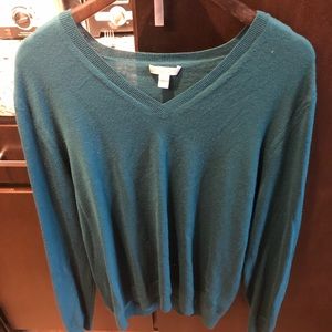 Wool Green Burberry Sweater